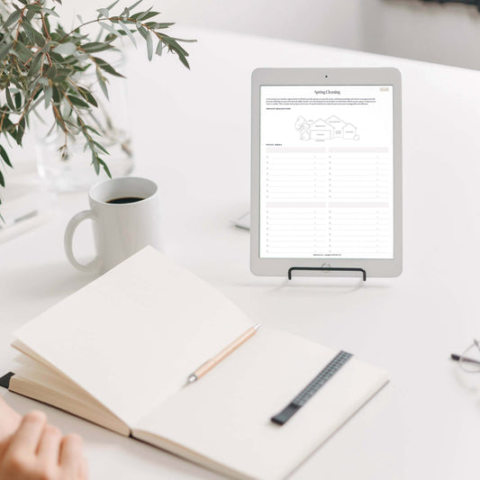 Ink+Volt Spring Cleaning Digital Worksheet