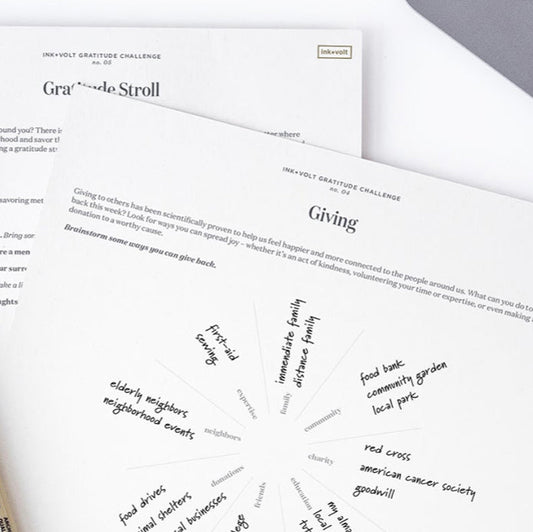 Ink+Volt Gratitude Workbook