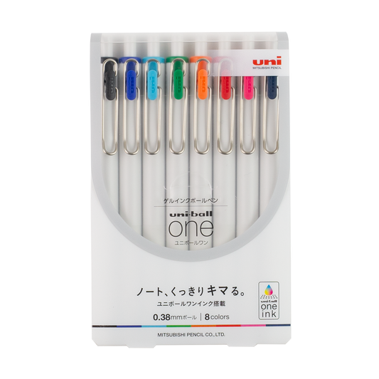 Uni-ball One Gel Pen Assorted 8-Pack