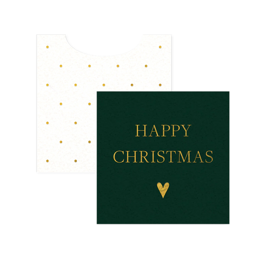 Happy Christmas- Mini Enclosure Card