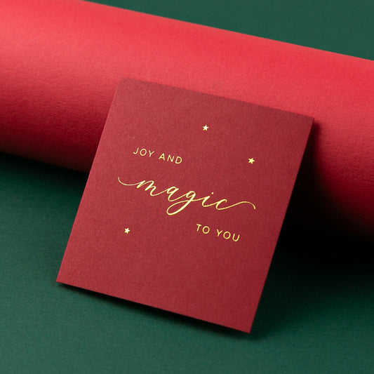 Joy and Magic - Mini Enclosure Card