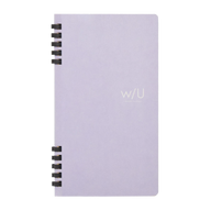 w/U A5 Slim Notebook lavender