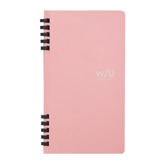 w/U A5 Slim Notebook pink