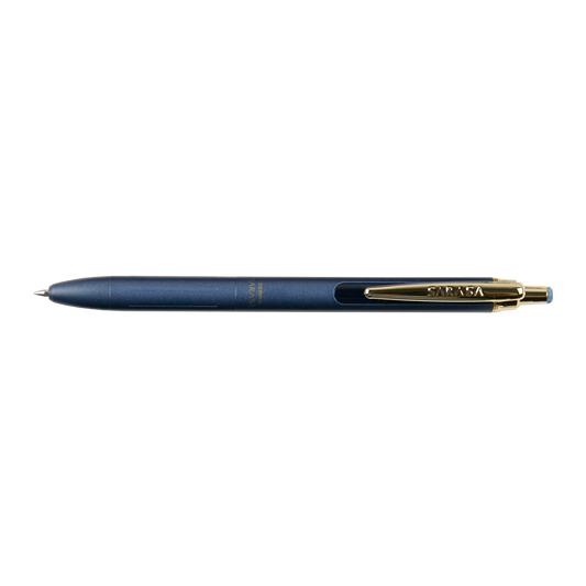 Zebra Sarasa Grand Vintage Retractable Gel Pen blue grey