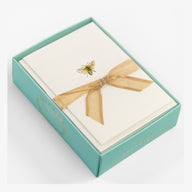 Gold Foil Bee - Blank Card Set