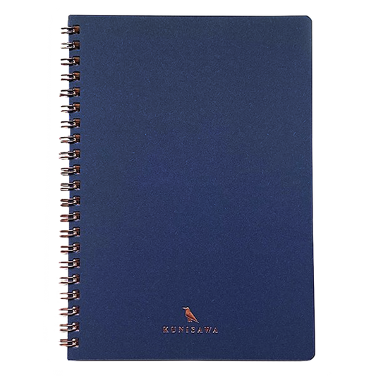 Kunisawa Find Ring Note - Spiral Notebook indigo