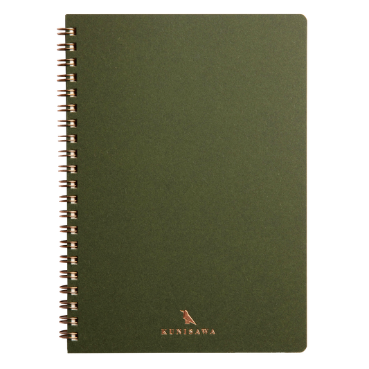 Kunisawa Find Ring Note - Spiral Notebook juniper