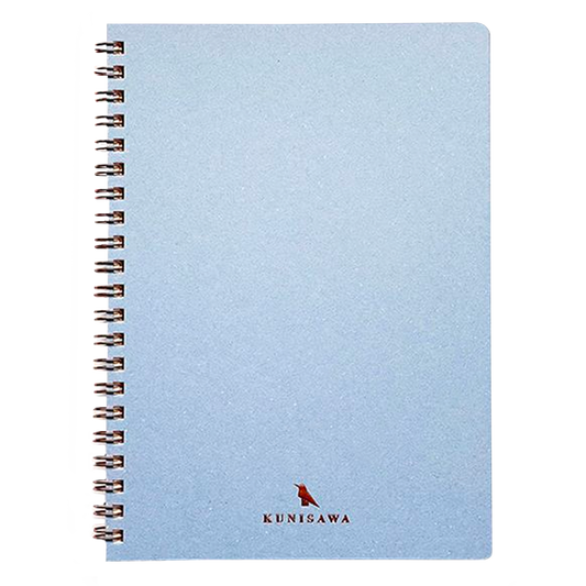 Kunisawa Find Ring Note - Spiral Notebook blue mist