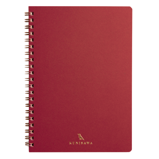 Kunisawa Find Ring Note - Spiral Notebook rouge