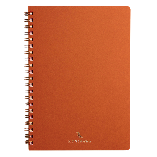 Kunisawa Find Ring Note - Spiral Notebook tangerine