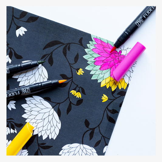 Tombow : Art Dual Brush Pens : Ocean Colors : Set of 12 - Marker & Pen Sets  - Art Sets - Color