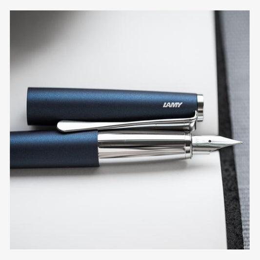 Lamy Imperial Blue Fountain Pen with cap