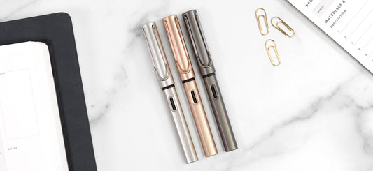 Lamy LX Metallic Fountain Pens lifestyle