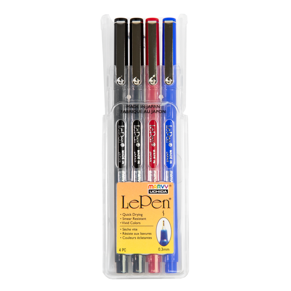 Le Pen - Basics 4-pack – Ink+Volt