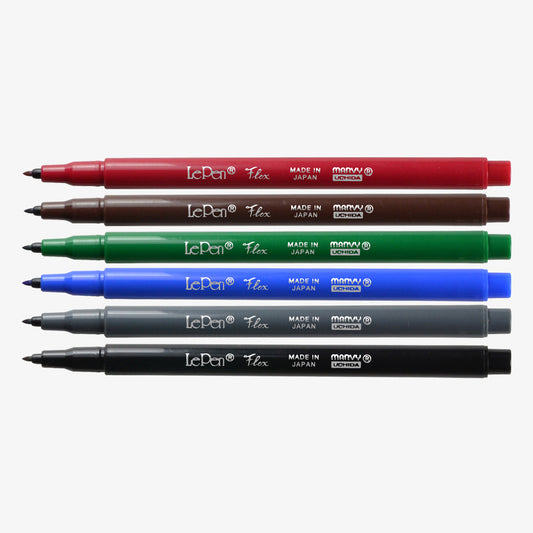Marvy Uchida Le Pen Flex Pens Brush Point Primary - 20445635