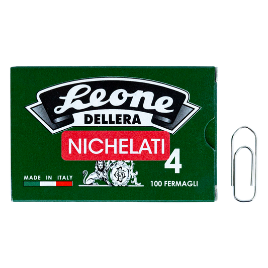 Leone Dellera Nickel-Plated Paper Clips