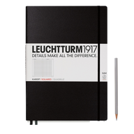 Leuchtturm1917 Master Slim Hardcover Notebook black grid