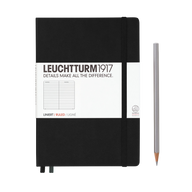 Leuchtturm1917 Medium Hardcover Notebook Lined Black