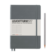 Leuchtturm1917 Medium Hardcover Notebook Lined Anthracite 