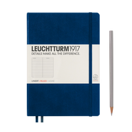 Leuchtturm1917 Medium Hardcover Notebook navy lined