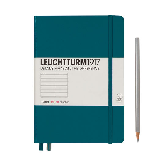 Leuchtturm1917 Medium Hardcover Notebook pacific green