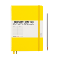 Leuchtturm1917 Medium Hardcover Notebook Lined Lemon Yellow