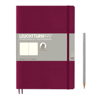 Leuchtturm1917 Composition Softcover Notebook black port red