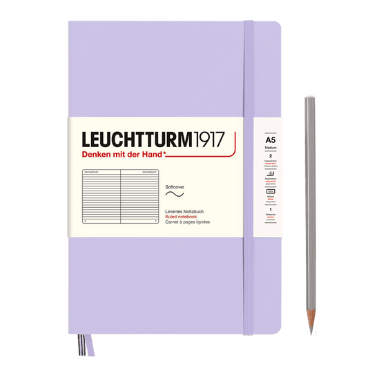 Leuchtturm1917 Medium Hardcover Notebook lilac