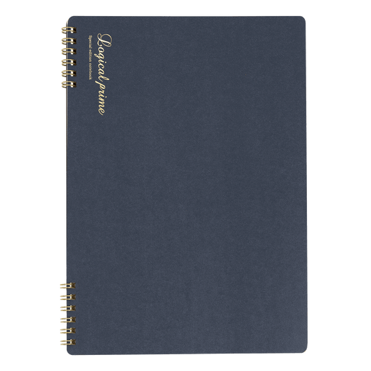 Logical Prime Ring Notebook B5 Lined Navy