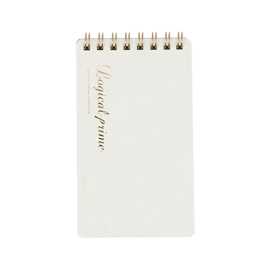 Japanese Logical Prime Ring Notebook in Plain White Japanese Logical Prime Ring Notebook in Plain White