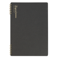 Logical Prime Ring Notebook-Grid B5 Grid Charcoal