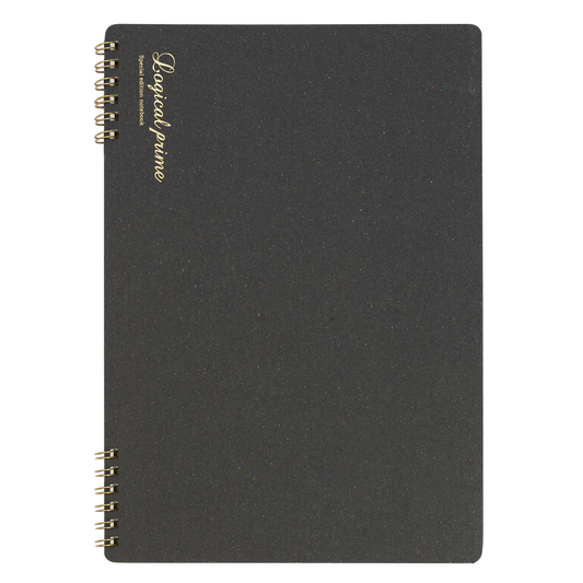 Logical Prime Ring Notebook-Grid B5 Grid Charcoal