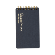 Logical Prime Ring Notebook Navy LIned A7