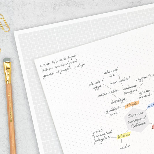 Ink+Volt Mind Map & Brainstorm Printables