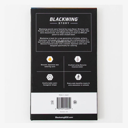 Palomino Blackwing Colors Pencil Set back