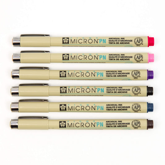 Sakura Pigma Micron PN Archival Pen - 3 pack - Black Ink