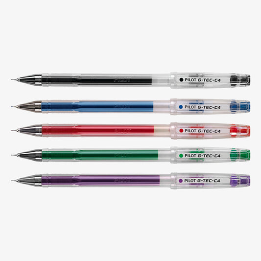 Pilot G-Tec-C Gel Rolling Ball Assorted Color 5-pack