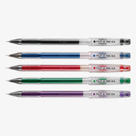 Pilot G-Tec-C Gel Rolling Ball Assorted Color 5-pack