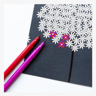 Le Pen Flex Jewel 6-pack Ink+Volt coloring book