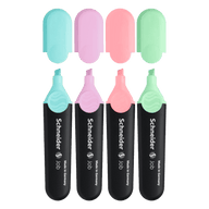 Schneider Job Highlighters 4-Pack Pastel