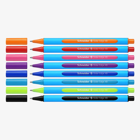 Schneider Slider Edge XB Ballpoint Pen Assorted Color 8-Pack