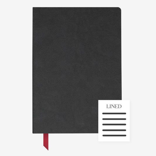 Ink+Volt Softcover Notebook black lined