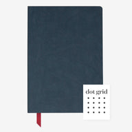 Ink+Volt Softcover Notebook navy dotted