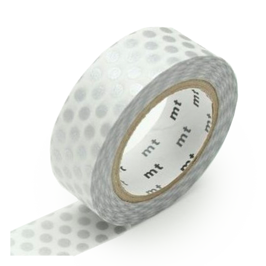 Washi Tape - Miscellaneous dot silver