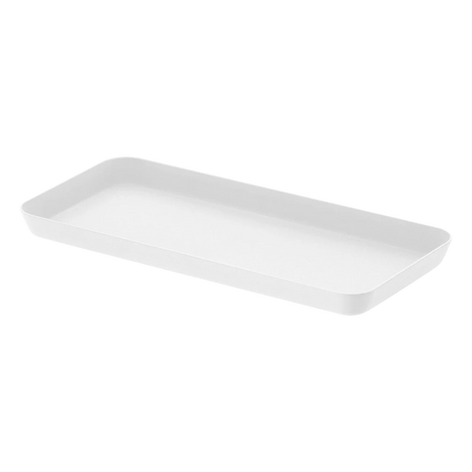 Yamazaki Metal Desk Tray white