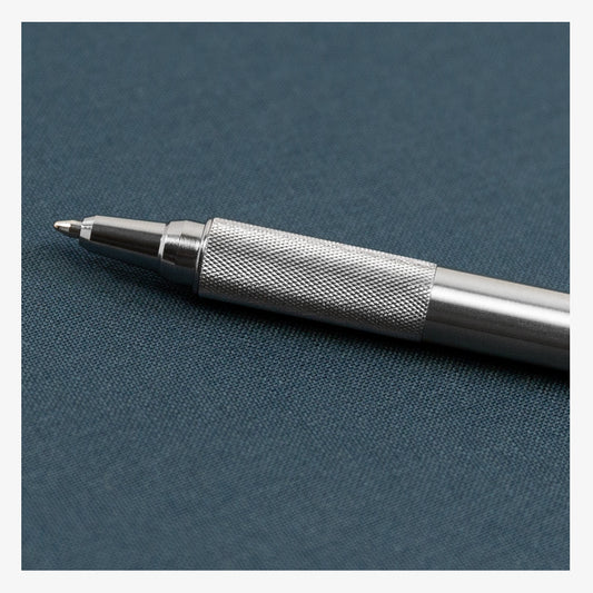 Zebra Stylus Twist Silver Pen Silver