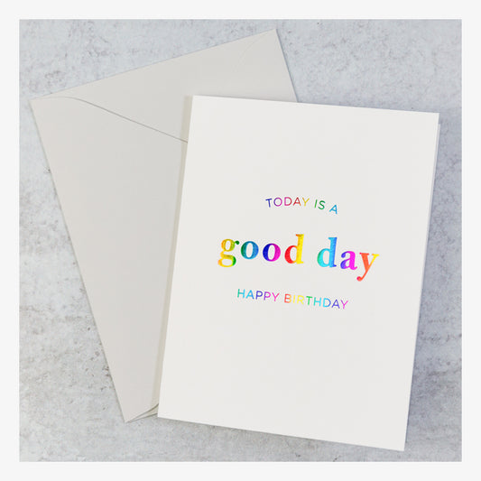 Brights Birthday Card Set - Today is a good day