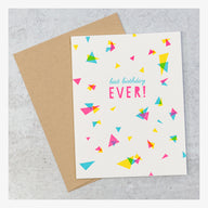 Brights Birthday Card Set - best birthday ever