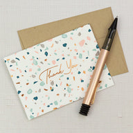 Terrazzo- Thank You Card Set