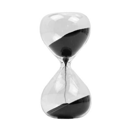 5-Minute Hourglass clear